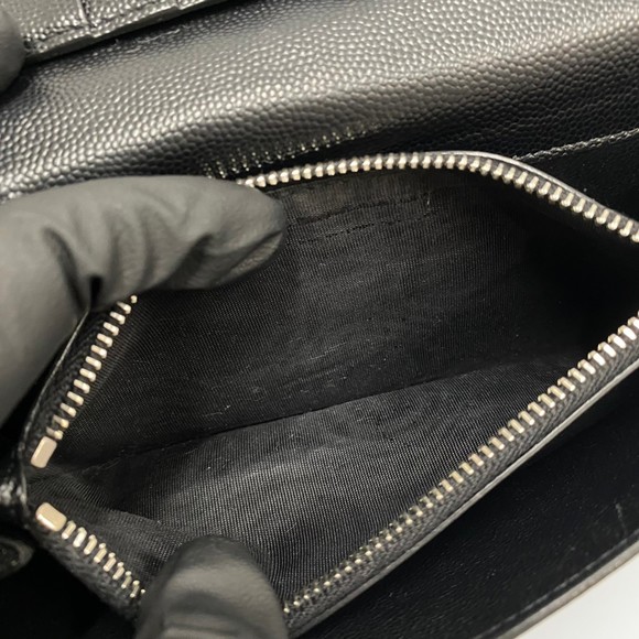 YVES SAINT LAURENT Black Leather Wallet - Picture 9 of 10